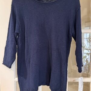 Lulu-B Navy Blue Women's Top